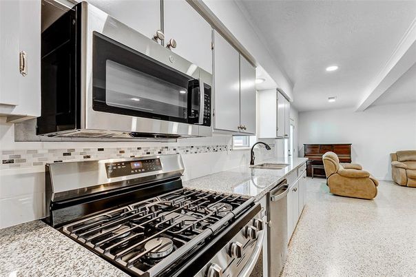 Interior, Kitchen, Recessed Lighting, Stainless Steel Appliances