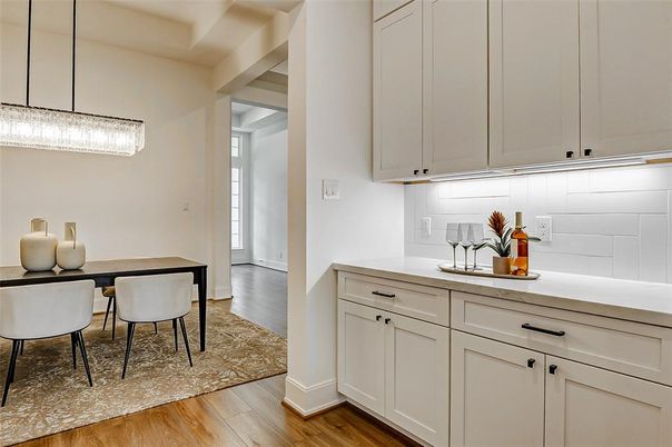 Dining room, Interior, Wood Texture Flooring