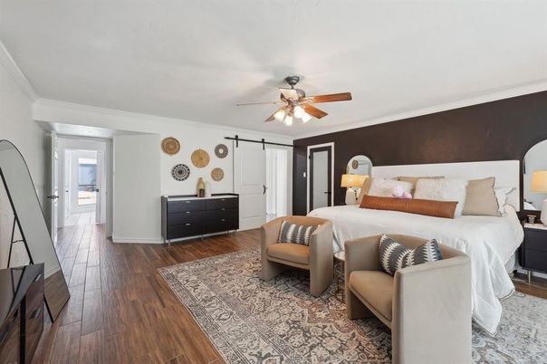 Bedroom, Interior, Wood Texture Flooring