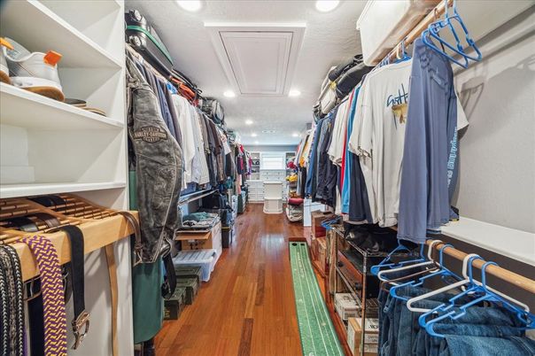 Interior, Recessed Lighting, Walk-in Closets, Wood Texture Flooring