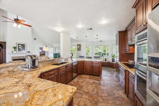 Interior, Kitchen, Pendant Lights, Recessed Lighting