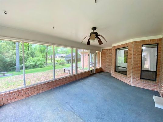 Empty room, Interior, Stone Walls, Sun Room