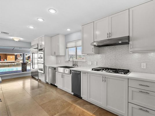 Interior, Kitchen, Recessed Lighting, Stainless Steel Appliances