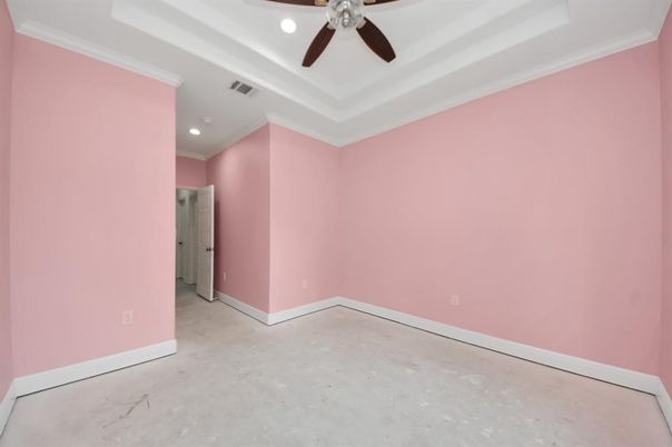 Empty room, Interior, Recessed Lighting