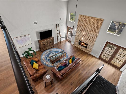 Fireplace, Interior, Living room, Wood Texture Flooring