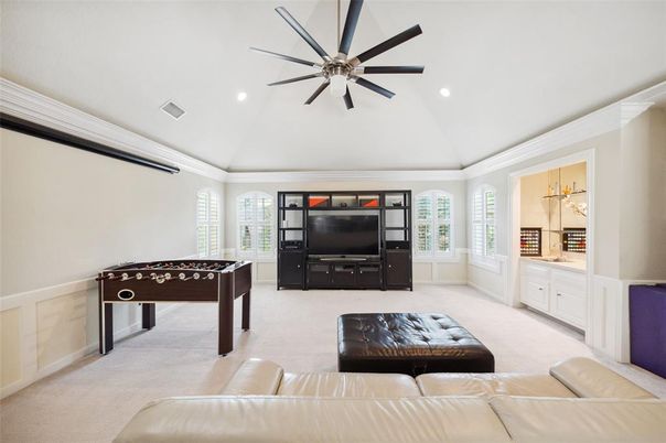 Game Room, Interior, Living room, Recessed Lighting