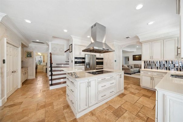 Interior, Kitchen, Recessed Lighting, Stainless Steel Appliances