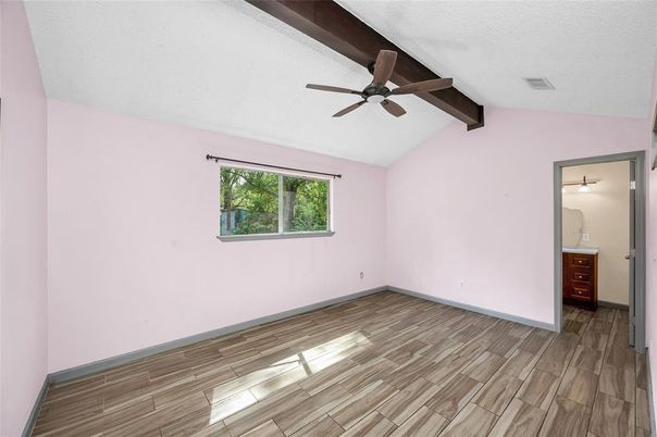 Empty room, Interior, Wooden Beams, Wood Texture Flooring