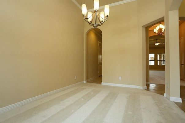 Chandelier, Empty room, Interior
