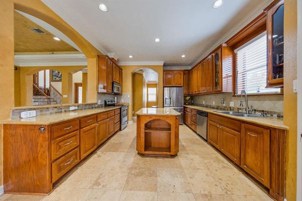 Interior, Kitchen, Recessed Lighting, Stainless Steel Appliances
