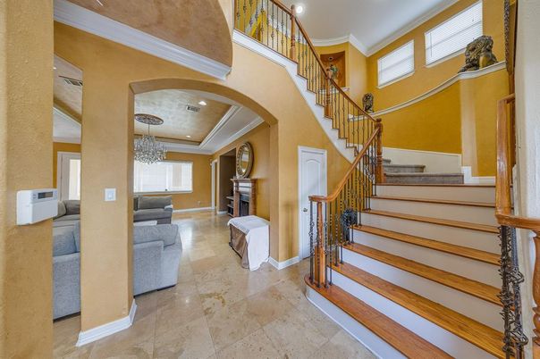 Chandelier, Interior, Recessed Lighting