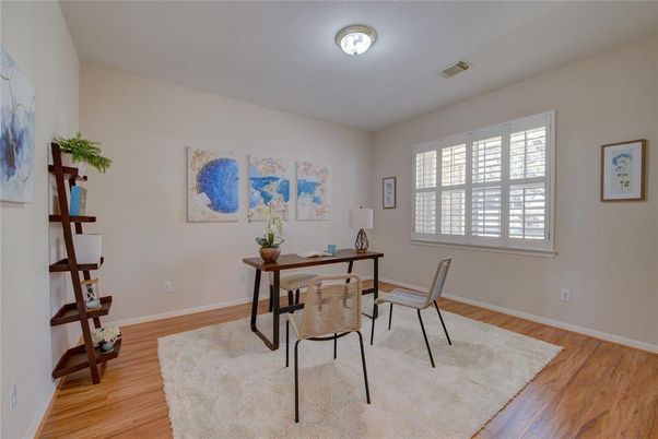 Home Office, Interior, Wood Texture Flooring