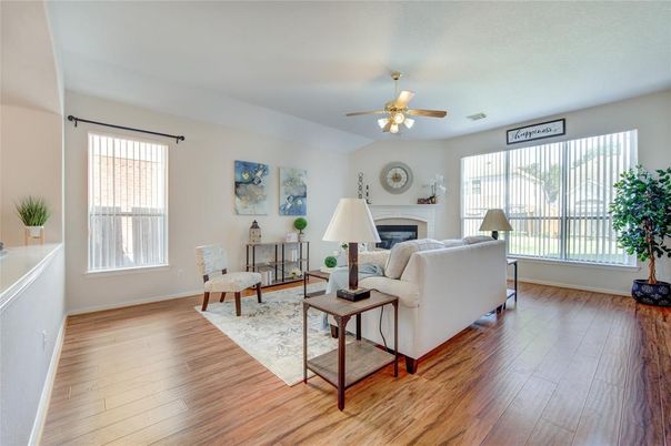 Fireplace, Interior, Living room, Wood Texture Flooring