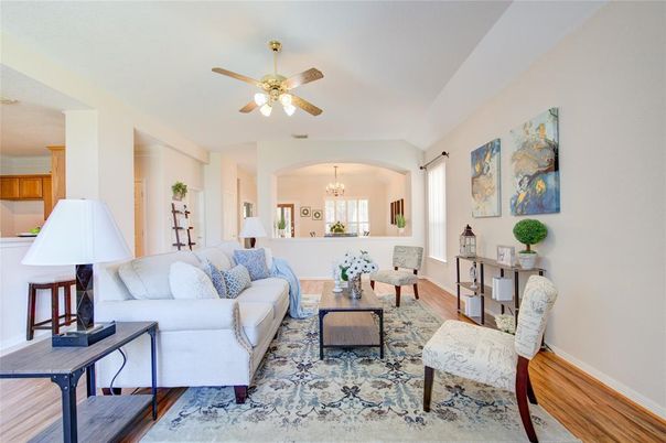 Chandelier, Interior, Living room, Wood Texture Flooring
