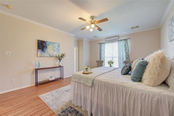Bedroom, Interior, Wood Texture Flooring