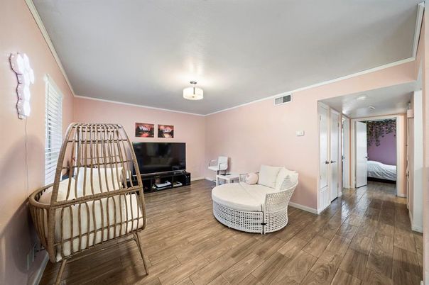 Bedroom, Interior, Wood Texture Flooring
