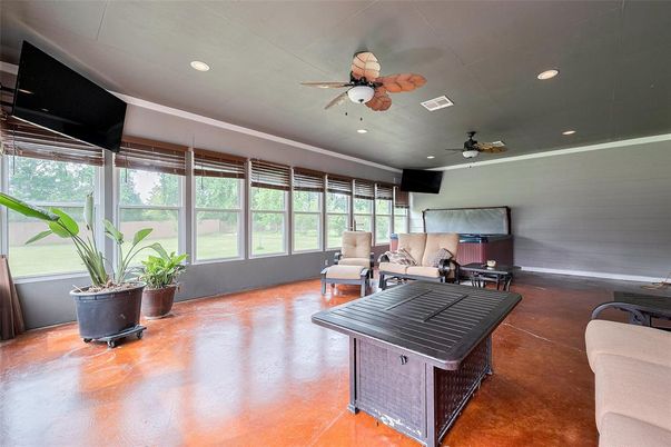 Interior, Recessed Lighting, Sun Room