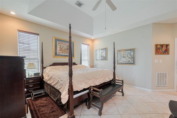 Bedroom, Interior, Recessed Lighting