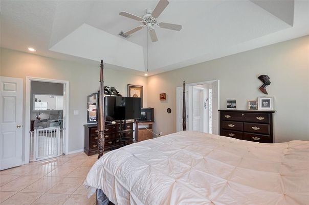 Bedroom, Interior, Recessed Lighting