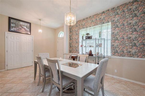 Dining room, Interior, Pendant Lights