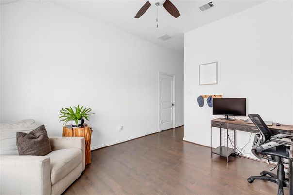 Home Office, Interior, Wood Texture Flooring