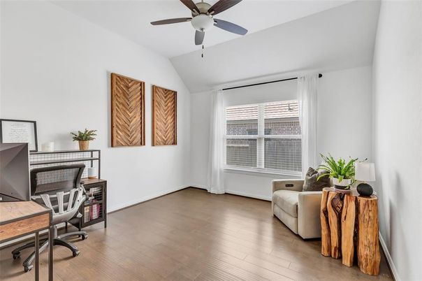 Home Office, Interior, Wood Texture Flooring