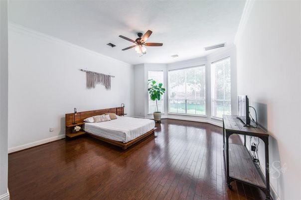 Bedroom, Interior, Wood Texture Flooring