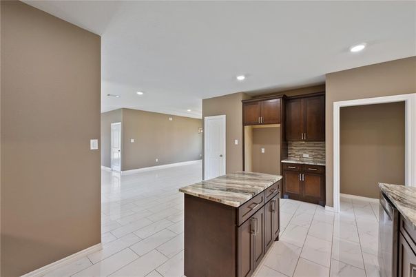 Interior, Kitchen, Marble, Recessed Lighting