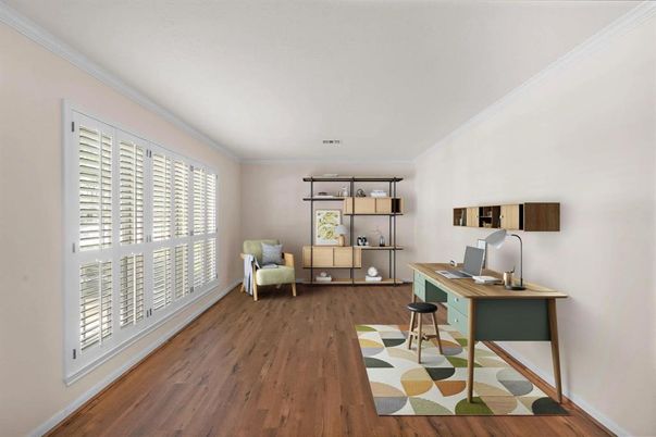 Home Office, Interior, Wood Texture Flooring