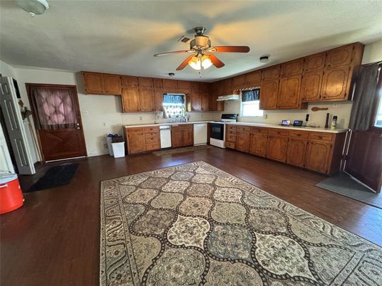Interior, Kitchen, Wood Texture Flooring