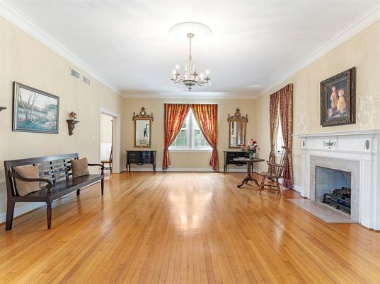 Chandelier, Fireplace, Interior, Wood Texture Flooring
