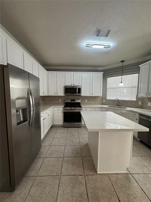 Interior, Kitchen, Pendant Lights, Stainless Steel Appliances