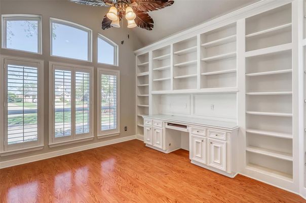 Home Office, Interior, Wood Texture Flooring