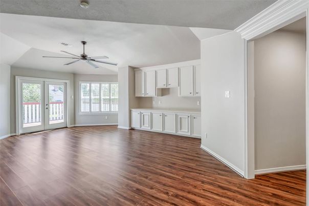 Empty room, Interior, Wood Texture Flooring
