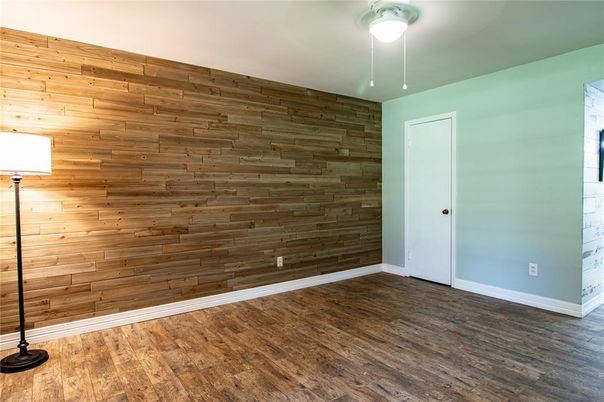 Empty room, Interior, Wood Texture Flooring, Wooden Walls