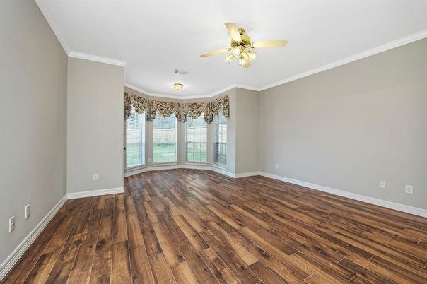 Empty room, Interior, Wood Texture Flooring