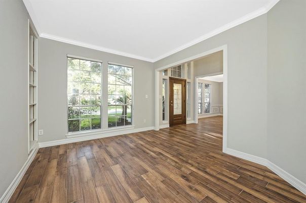 Empty room, Interior, Wood Texture Flooring
