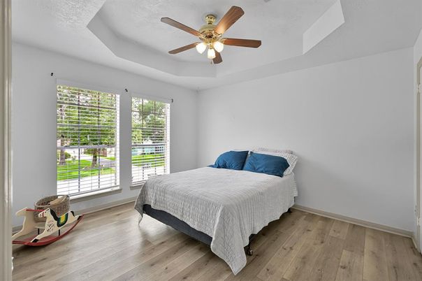 Bedroom, Interior, Wood Texture Flooring