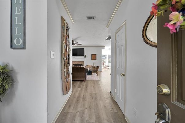 Fireplace, Interior, Wood Texture Flooring