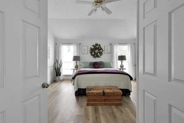 Bedroom, Interior, Wood Texture Flooring