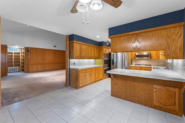 Interior, Kitchen, Recessed Lighting, Stainless Steel Appliances