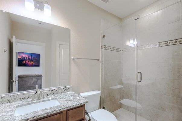 Bathroom, Glass Shower, Interior