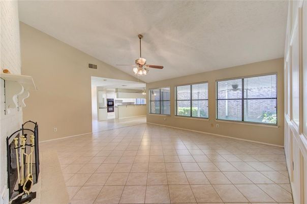 Empty room, Fireplace, Interior, Kitchen