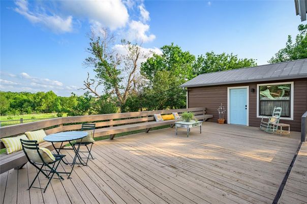 Exterior, Wood Texture Flooring