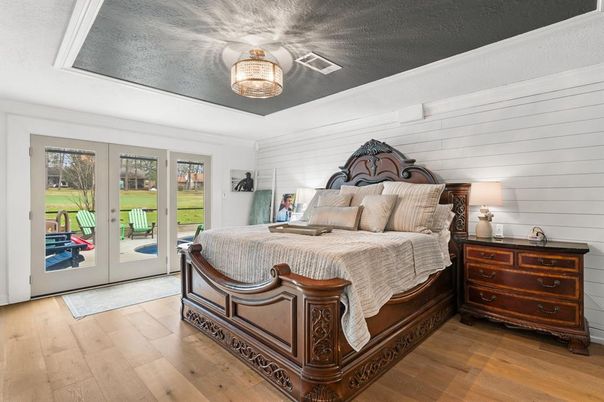 Bedroom, Interior, Wood Texture Flooring
