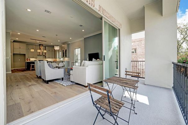 Interior, Kitchen, Living room, Pendant Lights, Recessed Lighting, Wood Texture Flooring