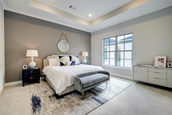Bedroom, Interior, Recessed Lighting