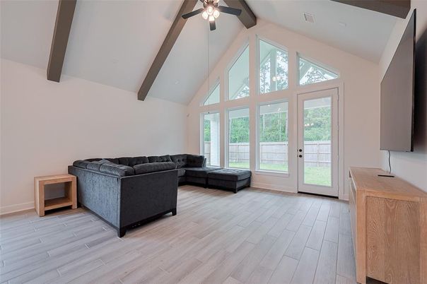 Interior, Living room, Wooden Beams, Wood Texture Flooring