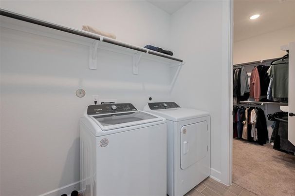 Interior, Recessed Lighting, Utility Closets, Washer