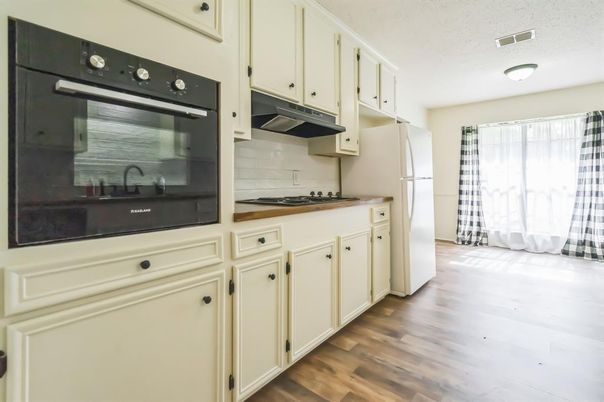 Interior, Kitchen, Wood Texture Flooring